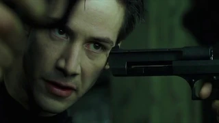 Матрица (The Matrix) - "Он пытается поверить!" - Сцена драки Нео и агента Смита в метро.