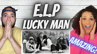 SUCH COOL SOUNDS!..| FIRST TIKE HEARING Emerson , Lake & Palmer - Lucky Man  REACTION