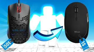 If I Die, I use a WORSE MOUSE (Roblox Bedwars HandCam)