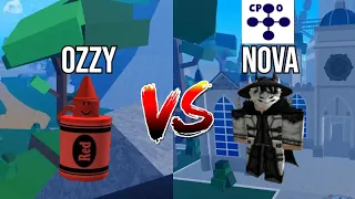 I fought NovaExility (CP0) to see who the BEST PVP youtuber is.... | Roblox Blox Fruits PVP