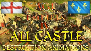 Age of Empires IV: All Castle Destruction Animations!