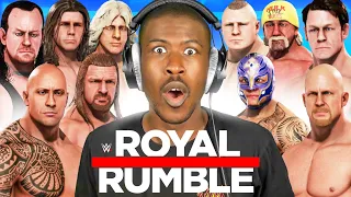 I Put The 30 Greatest WWE Superstars in a Royal Rumble!