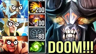 Most Brutal Doom Carry vs Magic +380 GPM Build Godlike Gameplay by Synderen Dota 2