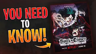 Everything You Need to Know BEFORE Watching Black Clover Sword of The Wizard King