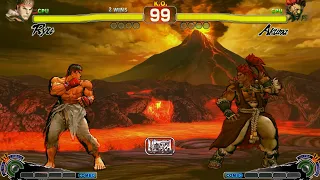 Ryu vs Akuma! Magnificent AI Fight!