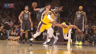 Steph Curry With An INSANE Pass To Kevin Durant | April 4, 2019