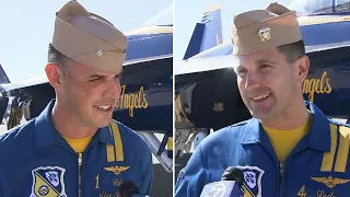 Meet 2 of the Blue Angel pilots flying over San Francisco for Fleet Week