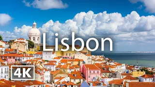 Lisbon 4K | City tour with Calm Music