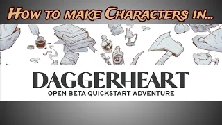 DAGGERHEART : Making your first CHARACTER