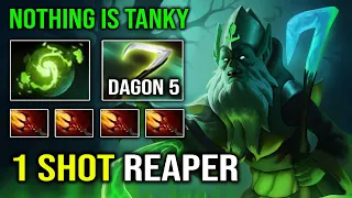 There's Nothing This Necrophos Can't 1 Shot - LEVEL 5 Dagon Refresher 2x ULTI Reaper Dota 2