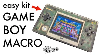 Game Boy Advance Macro kit full tutorial - easiest way to build a GBA from a broken DS Lite