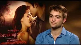 Robert Pattinson The Twilight Saga: Breaking Dawn - Part 1 interview