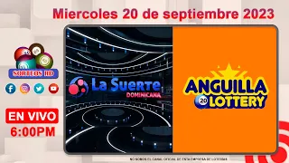 La Suerte Dominicana Anguilla Lottery en Vivo 📺 │Miercoles 20  de septiembre 2023 – 6:00PM