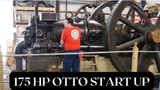 175 HP 1925 Otto Antique Gas engine review and starting at Coolspring Power Museum 2021