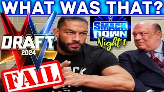 21 Picks & Only 5 Moves In The DUMBEST Draft In WWE History! Even Roman Reigns Said "NO THANKS" LMAO