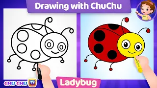 How to Draw a Ladybug? - Drawing with ChuChu – ChuChu TV Drawing for Kids Easy Step by Step