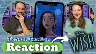 Wish | TEASER TRAILER REACTION | First Look at New Disney Animated Movie!