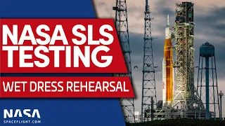 NASA Conducts Space Launch System (SLS) Wet Dress Rehearsal | Artemis 1 Mission