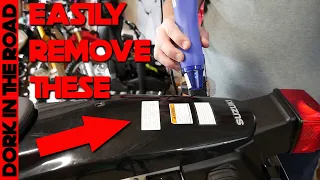 The Best Way to Remove Motorcycle Stickers: How to Remove Stickers From Motorcycle Plastic Easily