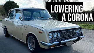 Car Joy VLOG 4: Lowering a 1970 RT40 Toyota Corona