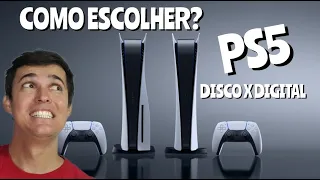 PS5 COM DISCO vs PS5 DIGITAL: QUAL COMPRAR?