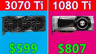 Nvidia RTX 3070 Ti vs GTX 1080 Ti || 12 Game benchmark in 4K