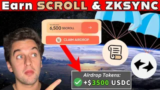 How to Earn SCROLL & ZKSYNC Airdrop - COMPLETE GUIDE