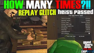 *After Patch* How Many Times Can You Do The Replay Glitch in Cayo Perico Heist GTA Online New Update