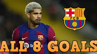 Ronald Araujo - All 8 Goals For FC Barcelona so far - 2019-2024