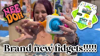 I got to test BRAND NEW FIDGETS FIRST! | Toy Convention Vlog