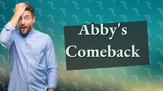 Does Abby come back to 9-1-1?
