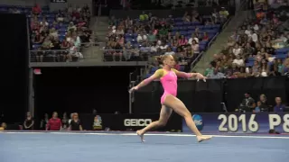 Olivia Trautman - Floor Exercise - 2016 P&G Gymnastics Championships – Sr. Women Day 1