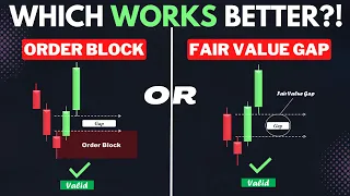 Order Block Entry VS Fair Value Gap Entry