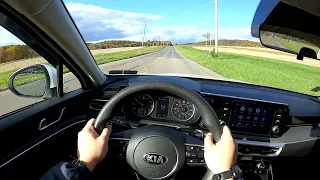 2021 Kia K5 LXS AWD | POV Test Drive (Binaural Audio)