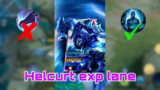 Cara Main HELCURT Exp Lane Meta Baru||Build tersakit Helcurt - Mobile legend