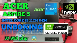 ACER ASPIRE 5 I5 11TH GEN UNBOXING NEW LAPTOP FOR CIVIL ENGINEERING STUDENTS 2021 | JAYSON PERALTA