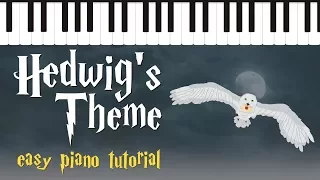 Hedwig's Theme from Harry Potter - Easy Piano Tutorial - Hoffman Academy