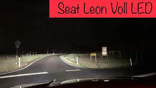 Seat Leon 4KL 2020 Voll LED Scheinwerfer kleiner Test