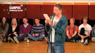 5. Bielefelder Hörsaal-Slam - Christian Ritter - Finaltext - Campus TV 2013