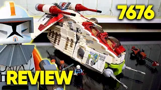 LEGO Star Wars 7676 Republic Gunship Review