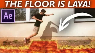 THE FLOOR IS LAVA! - After Effects VFX Tutorial (Fast & Easy)