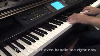 Club Can't Handle Me - Flo Rida (feat. David Guetta) [Piano Cover] with LYRICS!