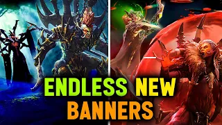 So MANY LEAKED BANNERS Are Coming SOON! First Iovar BANNER Sighting + NEW Hero! | Watcher of Realms