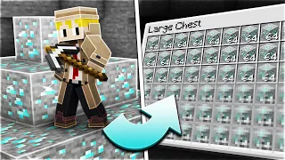 Ich habe 10 STUNDEN lang DIAMANTEN in Minecraft gefarmt (ohne Pause)