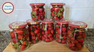 This is how I keep strawberries fresh for 2 years. Fresh and delicious in every season.