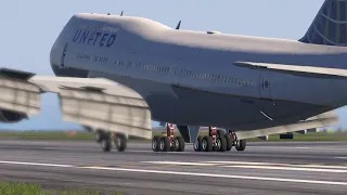 #Swiss001landing | A 747 Butter 32 FPM