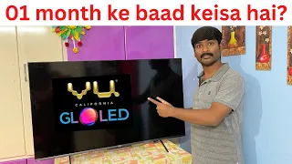 Vu glo led after 01 month || vu glo led 50 inch full depth review || vu glo led tv reviews ||