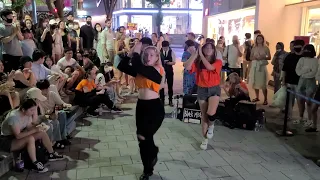 [Kpop Busking in Hongdae] IVE 아이브 'LOVE DIVE' dance cover by Lia, Bel 2022년 7월 2일