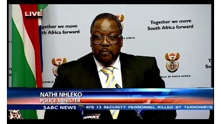 Nathi Nhleko is addressing the Media: 11 November 2015