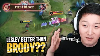 Wow Brody Can't win Lesley anymore... | Mobile Legends